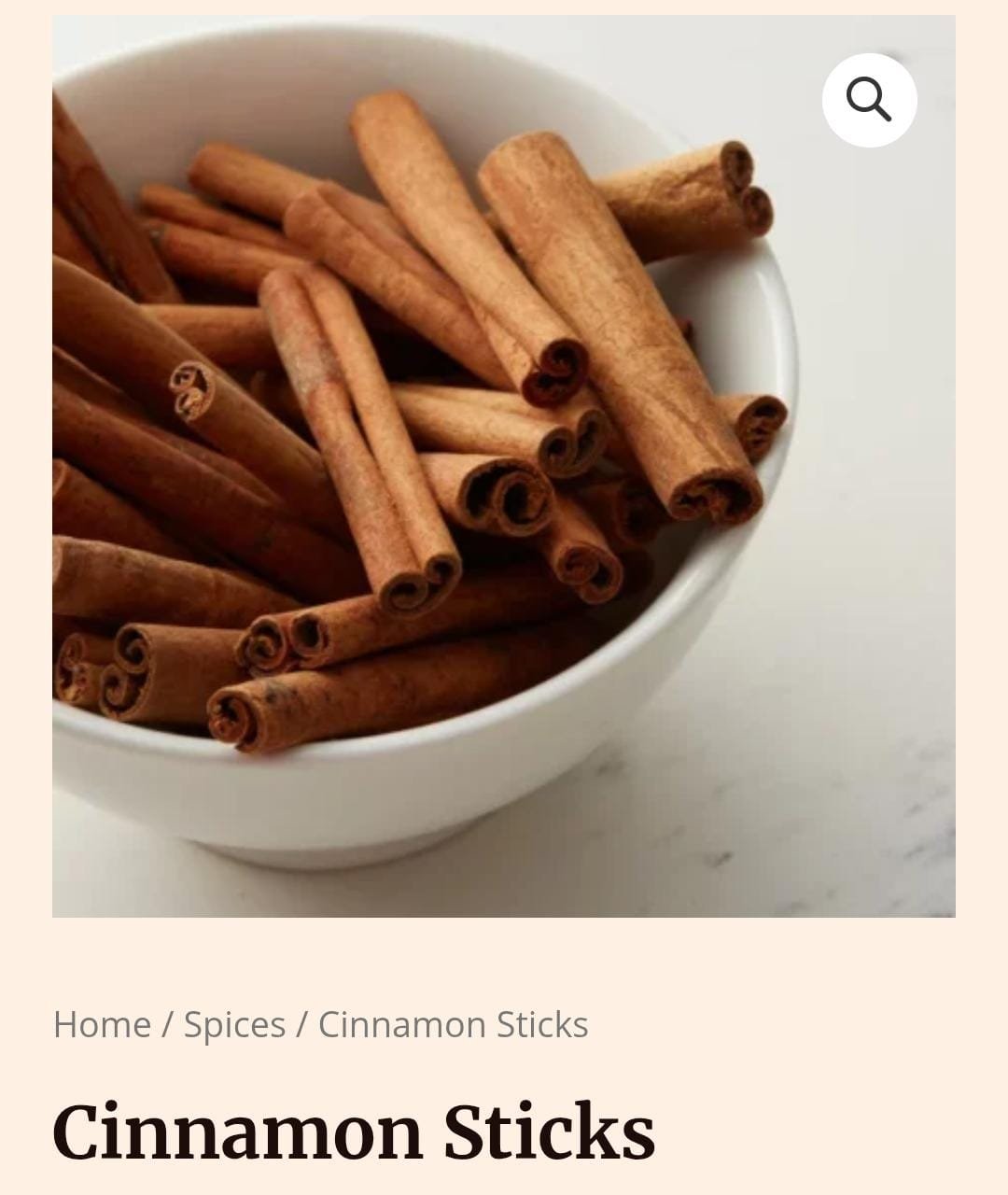Cinnamon sticks