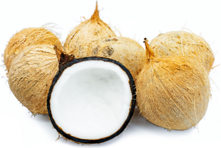 Semi Husked Coconuts